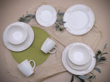 CreaTable, 23601, Romantic Vintage Series, 16-delige serviesset voor 4 personen, porseleinen combinatieservies, vaatwasmachine- en magnetronbestendig, kwaliteitsproductie