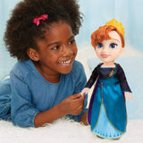 Disney Frozen 2 Anna-pop - een 35 cm grote beweegbare pop in een iconische mode-jurk met het Arendelle-embleem en een tiara voor extra plezier, voor meisjes vanaf 3 jaar