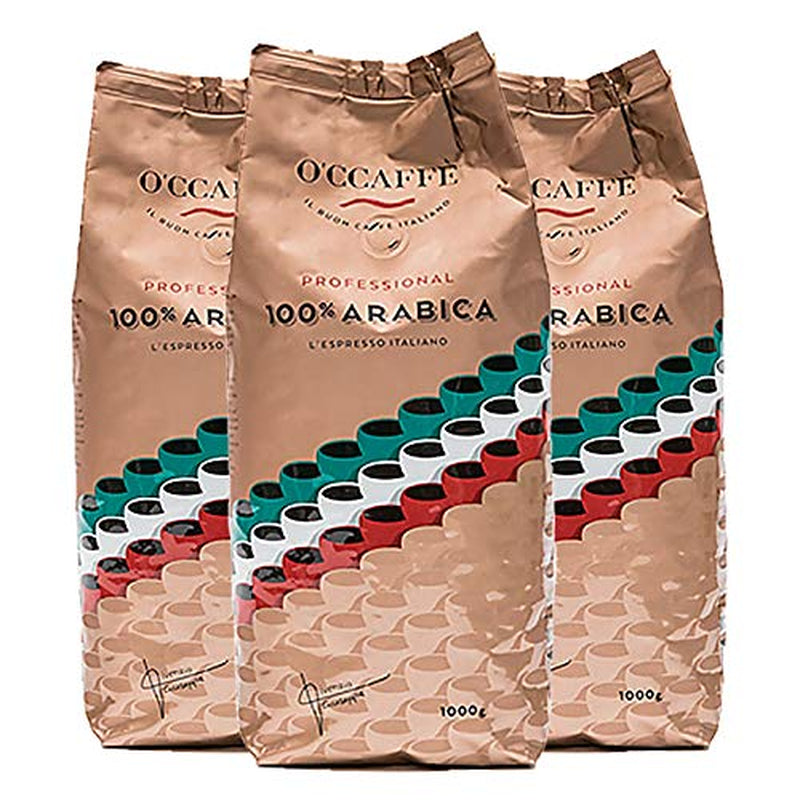 100% professionele Arabica-koffie, 1000 g hele bonen / verpakking van 3