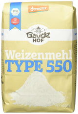 Tarwemeel Hof type 550 Demeter, 1 kg