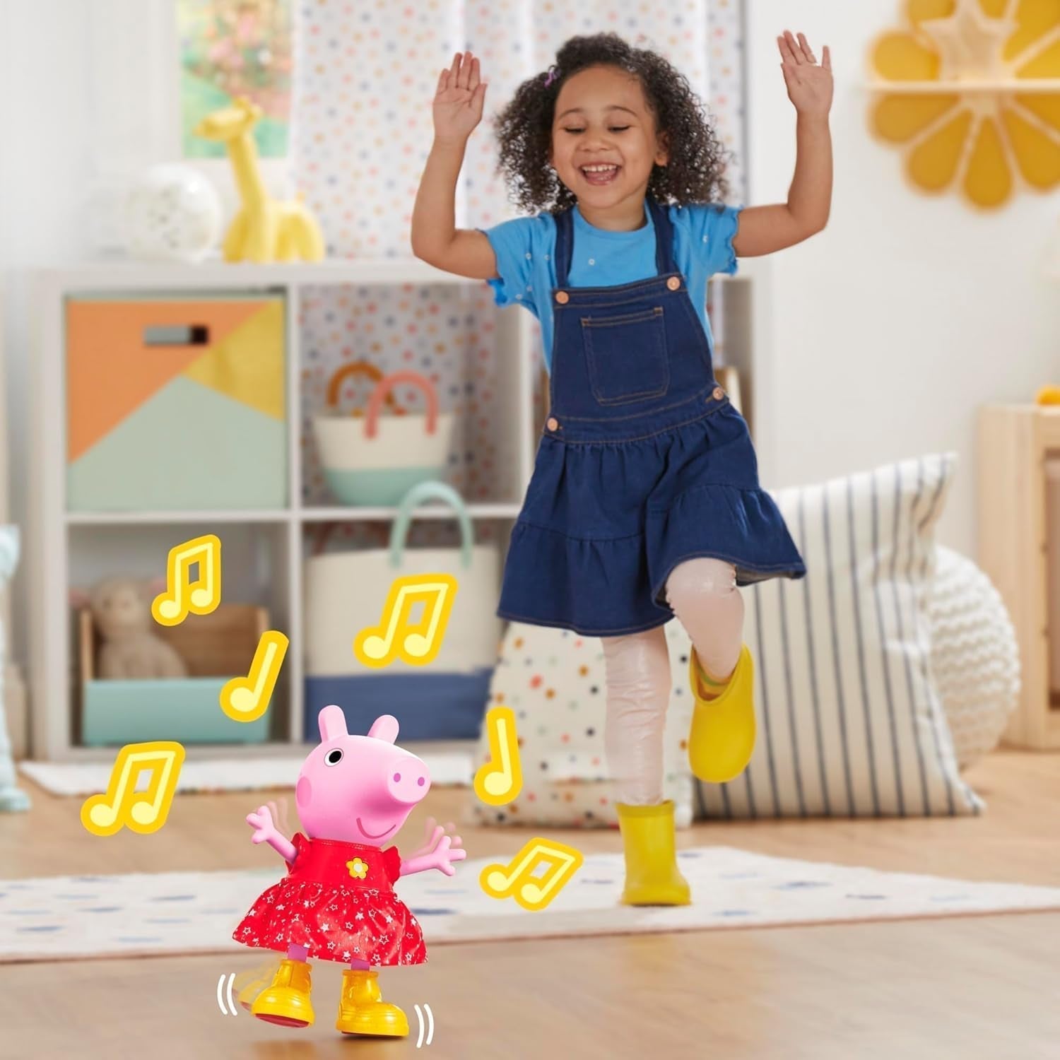 Peppa Pig Peppa'S Mud Puddle Party Doll - Duitse versie, roze of roze Naty Shop-poppen