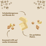 Schogenten Blond Puur I witte chocolade met karamel I 100 g I individueel geportioneerd (pak van 2)