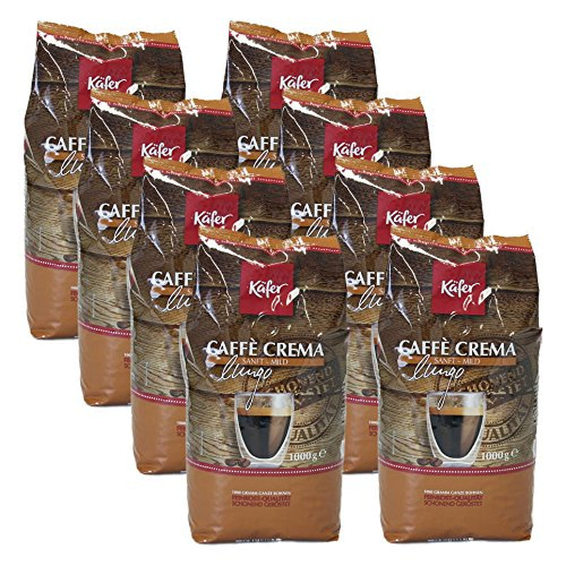 Caffè Crema, 1000 g, hele bonen, verpakking van 8
