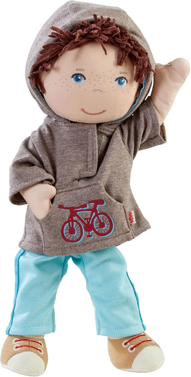 HABA 306528 - Lian Doll - Pluche pop voor kinderen vanaf 18 maanden om te spelen en te knuffelen gemaakt van zachte materialen - Afmeting: 30 cm Naty Shop Dolls