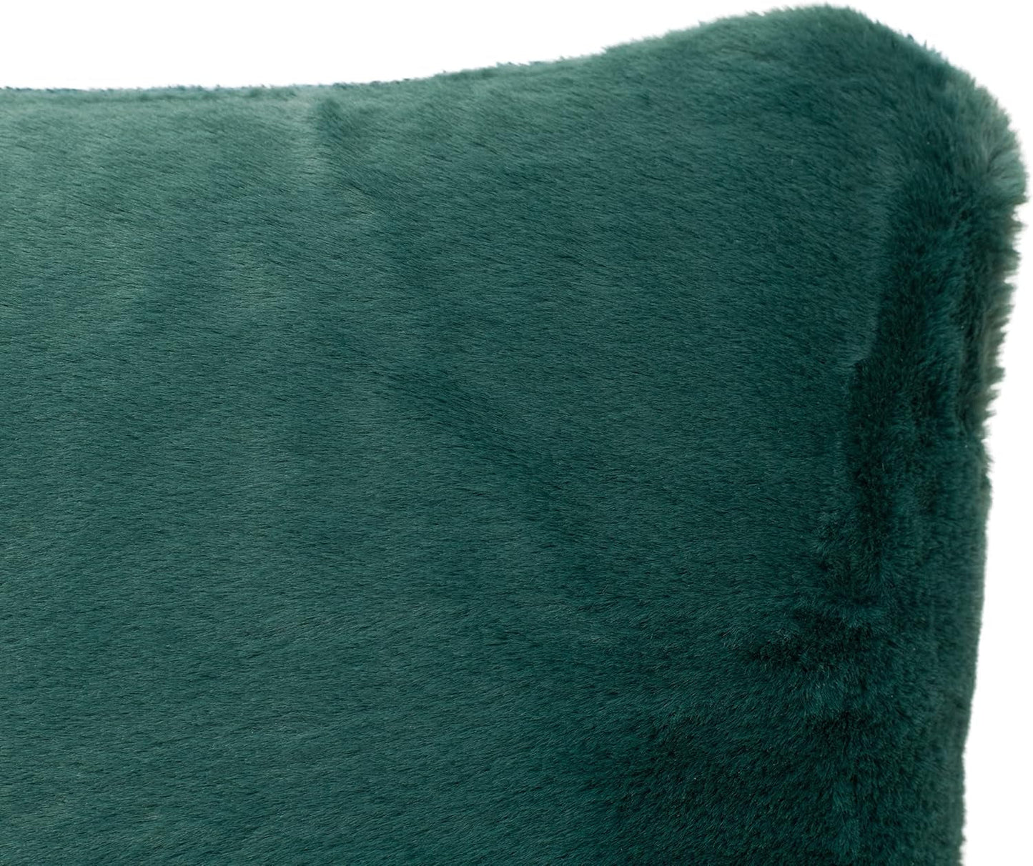 Gözze - Comfortabele kussensloop, Merino Feeling, 50X50 Cm - Donkergroen Bedden en dekens Besuche den Gözze-Store