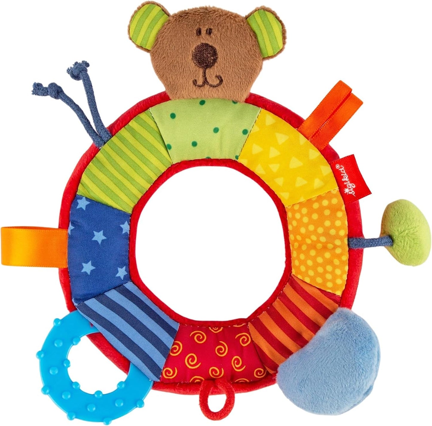 SIGIKID 40490 Actieve ring Baby Activity PlayQ Speelgoed voor meisjes en jongens voor kinderen aanbevolen vanaf 3 maanden Veelkleurig babyspeelgoed Naty Shop Veelkleurig/beer