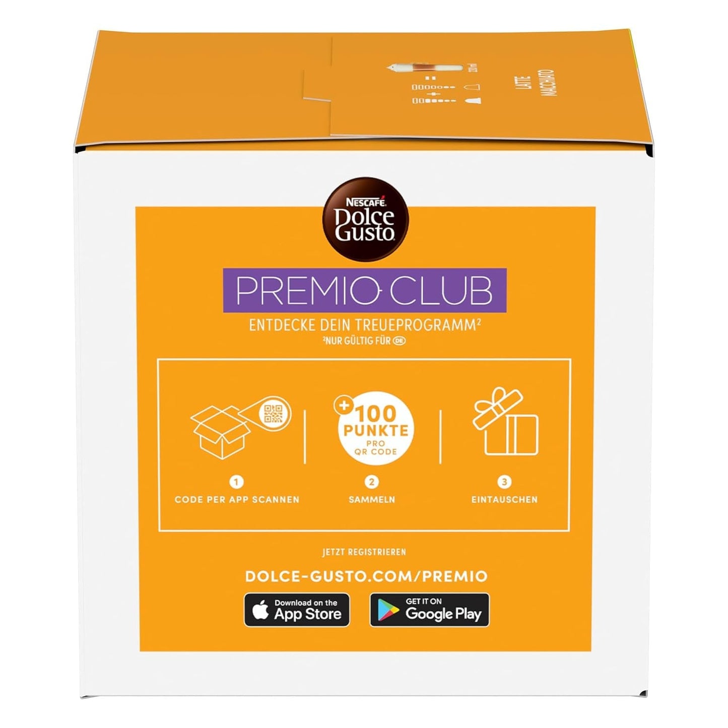 NESCAFÉ DOLCE GUSTO Latte Macchiato Kaffeekapseln 3er-pakket (3 x 16 Kapseln)