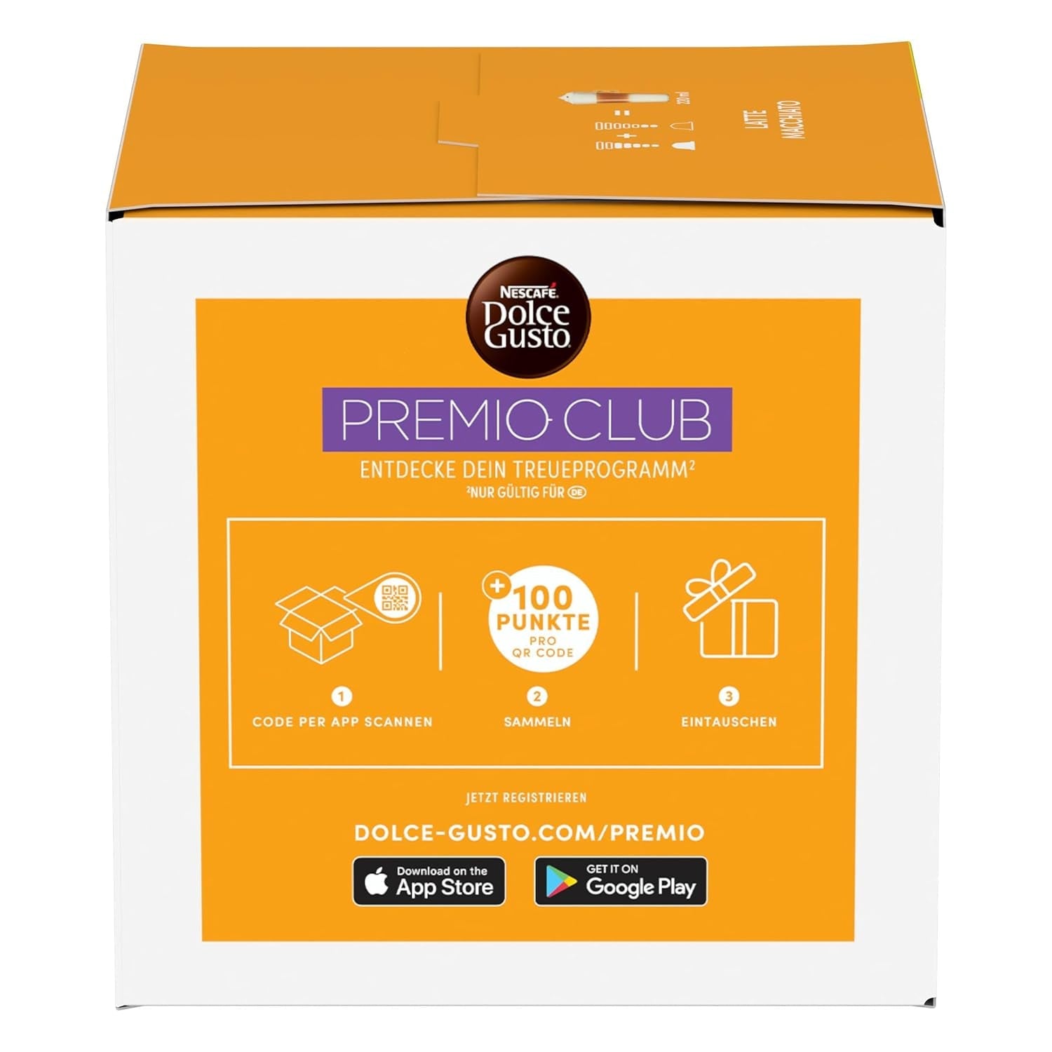 NESCAFÉ DOLCE GUSTO Latte Macchiato Kaffeekapseln 3er-pakket (3 x 16 Kapseln)