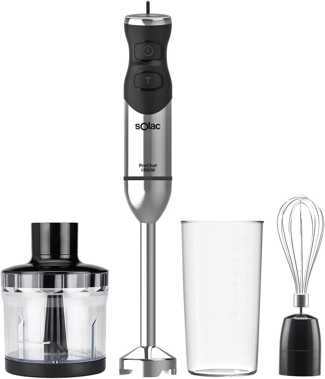 Pro Chef 1000 Keukenmixer, W, Edelstahl Keuken Naty Shop 1500W | 3 Accessoires