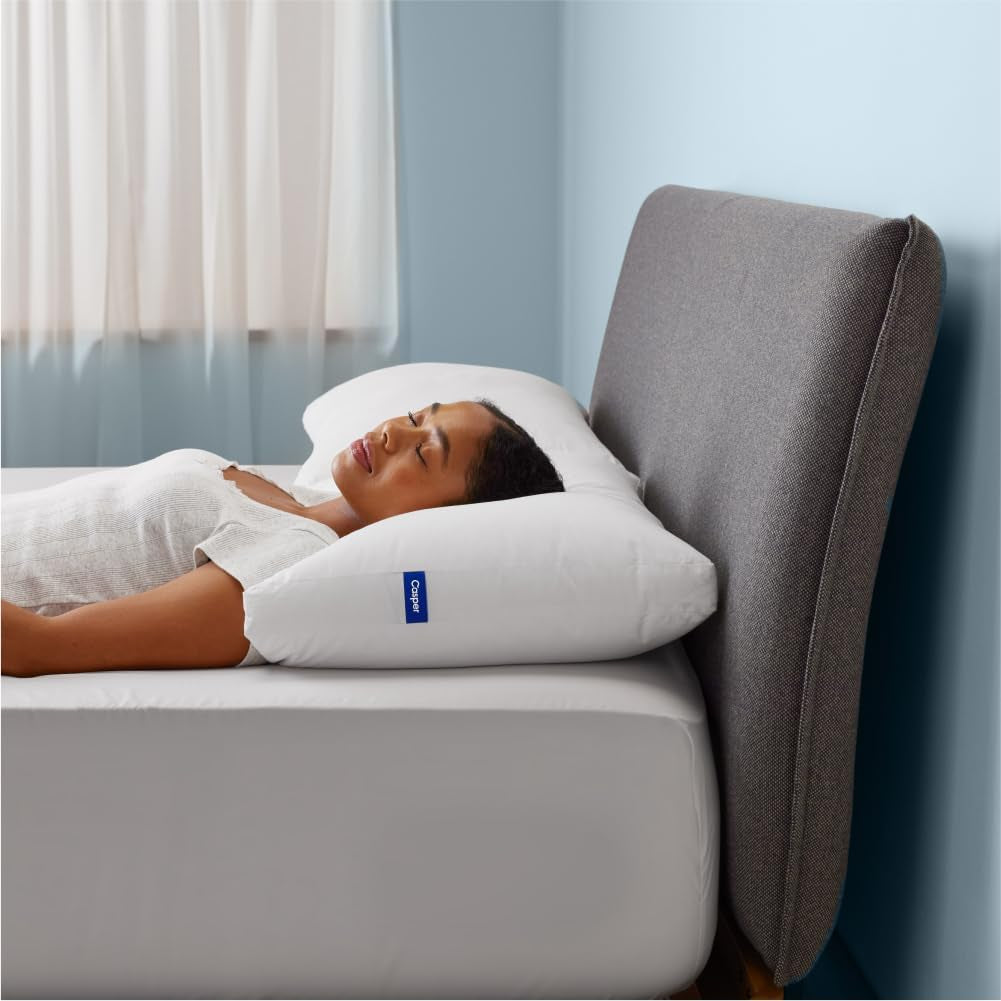 Casper Sleep Essential-slaapkussen, King, Wit Naty Shop standaardkussens