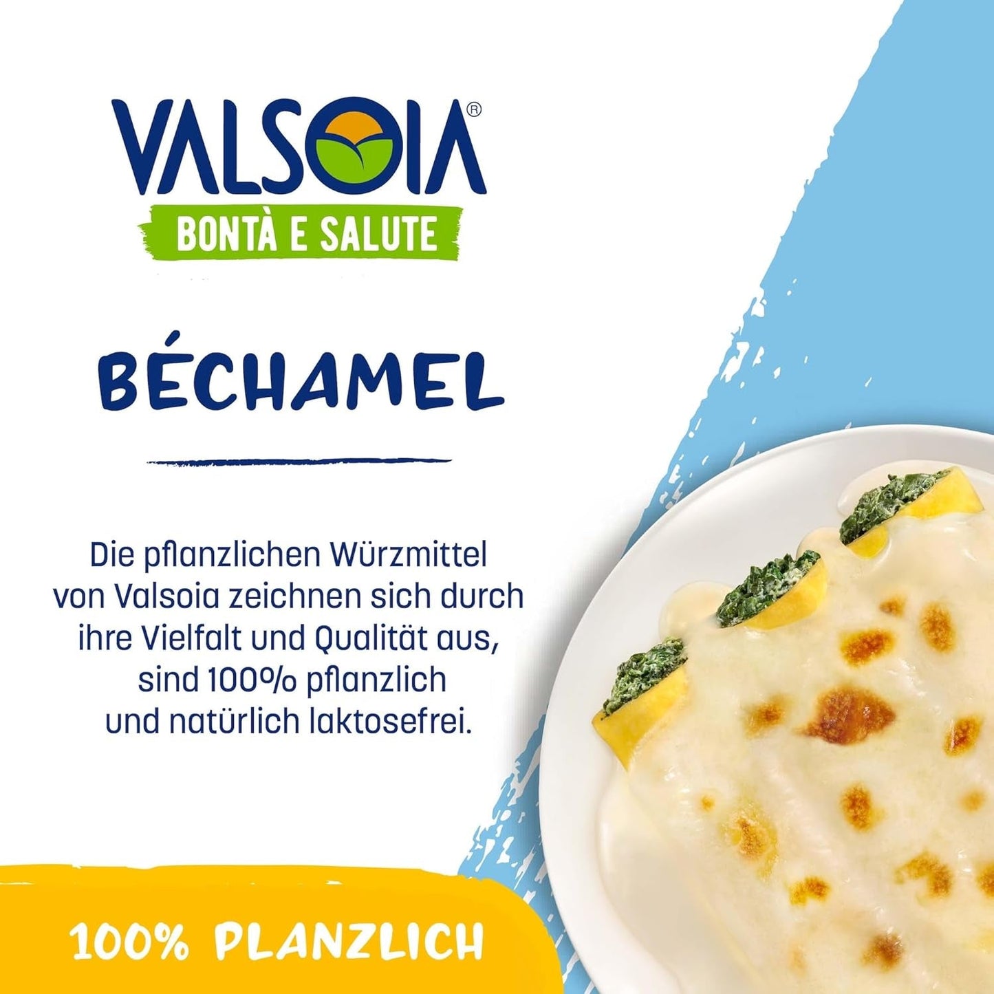 Bechamelconditioner, Lactosevrije Bechamel, Veelzijdig in koken, Ideaal voor veganisten en vegetariërs, 6 x 200 ml