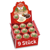 Reber Bites Chocolade- en Truffeltaart, cognactruffels op romige noga, omhuld met delicate Alpenmelkchocolade, 40 g (1 stuk)
