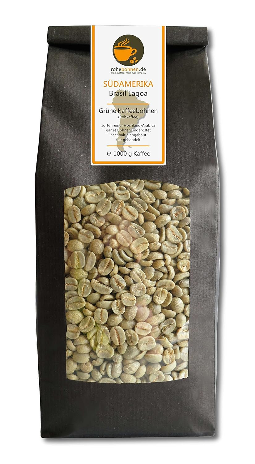 Rauwe koffie - Green Highland Coffee Brazil Lagoa (groene koffiebonen 1000g)