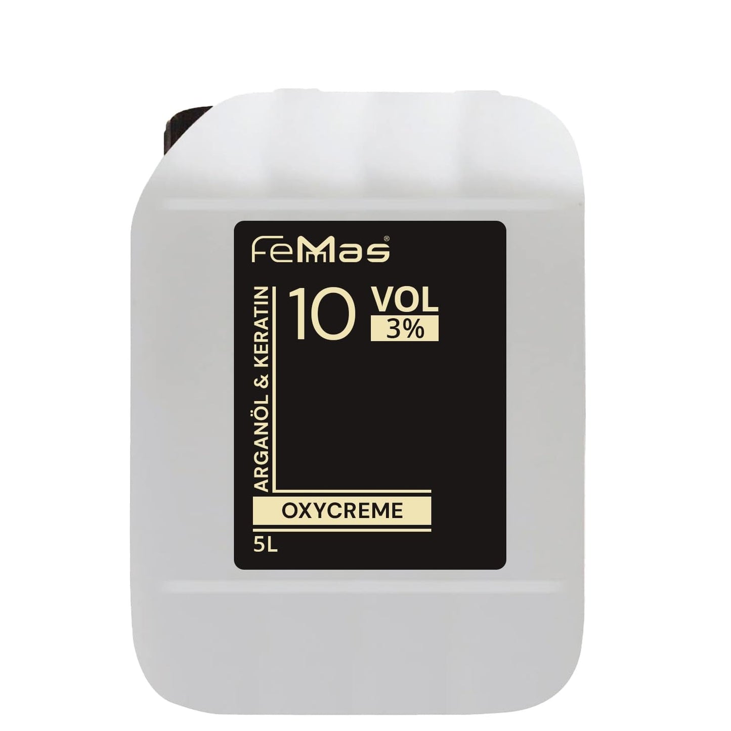 FemMas Oxycreme in 6% 1000 ml I Oxidatiemiddel voor het kleuren en verven van haar I Gemakkelijk aan te brengen en optimale fixatie I Ontwikkelaar voor uniforme resultaten van salonkwaliteit I Haarkleuringsontwikkelaar Haarverf Naty Shop 3 5 liter (1 pakje)