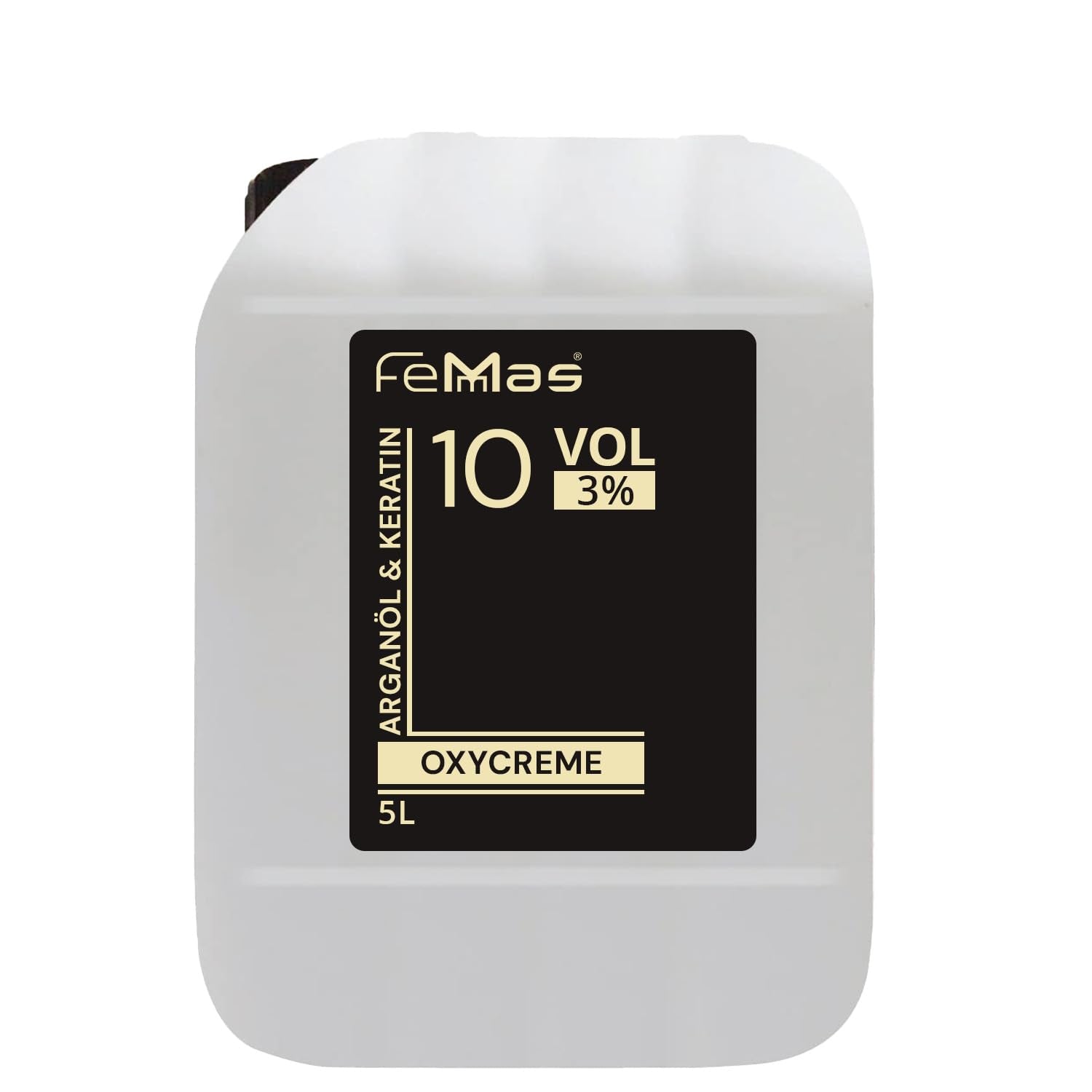 FemMas Oxycreme in 6% 1000 ml I Oxidatiemiddel voor het kleuren en verven van haar I Gemakkelijk aan te brengen en optimale fixatie I Ontwikkelaar voor uniforme resultaten van salonkwaliteit I Haarkleuringsontwikkelaar Haarverf Naty Shop 3 5 liter (1 pakje)