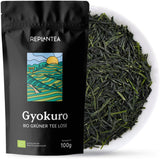Biologische Gyokuro Japanse Groene Thee (100 g) | Premium bulkthee | Verfijnde umami-smaak en delicate zoetheid | HERPLANTEREN
