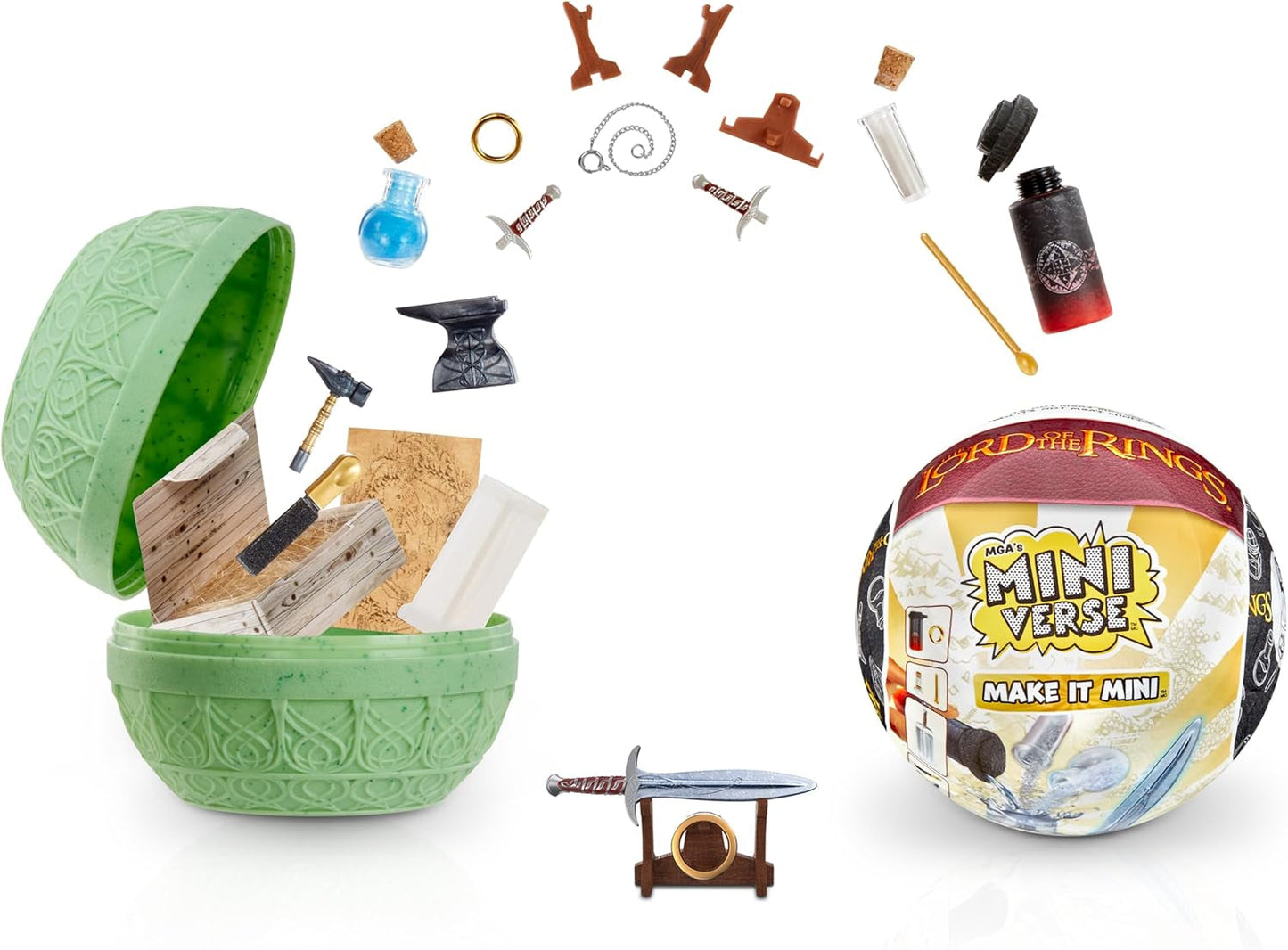 Mga'S Miniverse Make It Mini - The Lord of the Rings Mini Collectibles Blind Pack Resin Craft Kit Replica's Geschikt voor verzamelaars en 8 jaar oud Niet ESSBAR Actiefiguren Naty Shop Standaardtitel