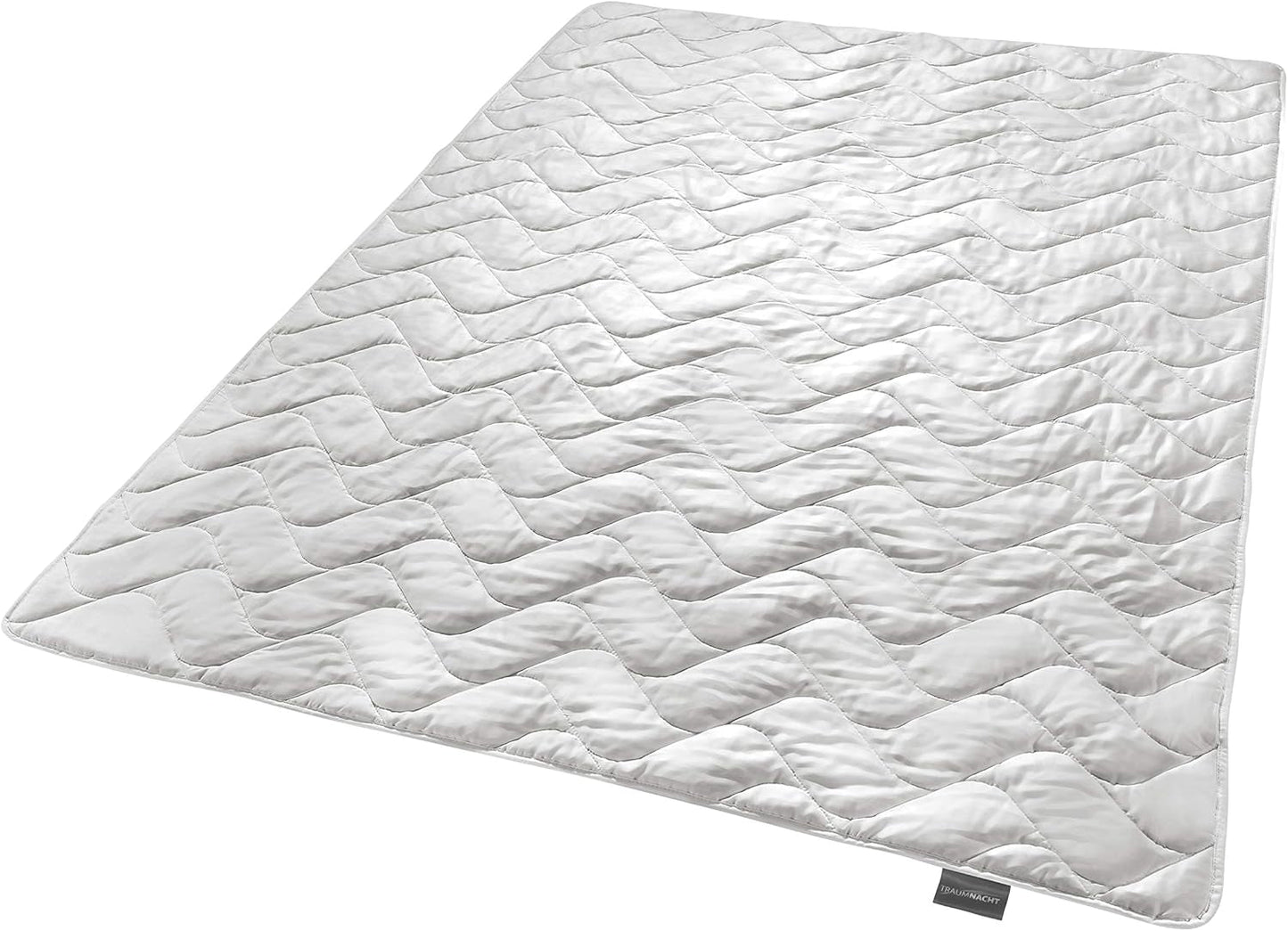 Traumnacht Exklusiv Lichtgewicht zomerdekbed van 100% wilde zijde, Oeko-Tex gecertificeerd, Made in Germany, Vulgewicht: 550Gr, 135 X 200 Cm Quilts en Quilts Naty Shop 135 X 200 Zomerdeken - Wild Silk