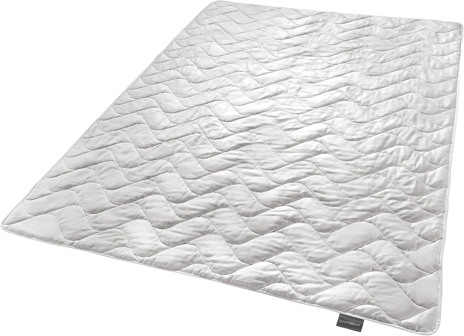 Traumnacht Exklusiv Lichtgewicht zomerdekbed van 100% wilde zijde, Oeko-Tex gecertificeerd, Made in Germany, Vulgewicht: 550Gr, 135 X 200 Cm Quilts en Quilts Naty Shop 135 X 200 Zomerdeken - Wild Silk