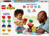 LEGO DUPLO Big Feelings, bouwstapelspel met 23 kleurrijke stenen en 4 figuren, motorisch speelgoed ter bevordering van de sociale en emotionele ontwikkeling van jonge kinderen vanaf 18 maanden 10415 Bouwsets Beuche den LEGO-Store
