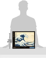 Clementoni 39378 Hokusai - The Great Wave - puzzel van 1000 stukjes, museumcollectie, behendigheidsspel voor het hele gezin, kleurrijk rekspel, puzzel voor volwassenen 14+ puzzel Naty Shop