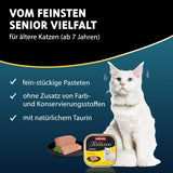 animonda vom Feinsten Senior, natvoer voor oudere katten vanaf 7 jaar, variatie voor oudere katten, 32 x 100 g