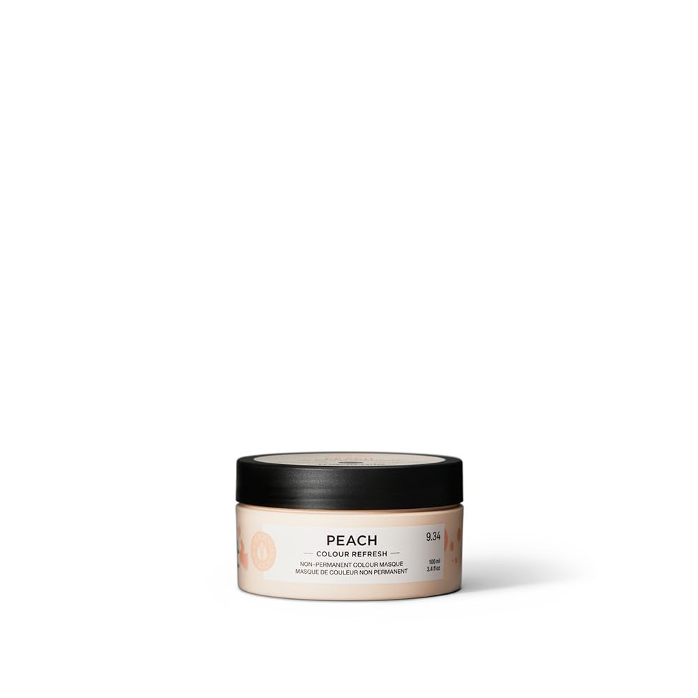 Maria Nila Color Refresh 300 ml - Een voedende kleurenbom met tijdelijke kleurpigmenten die de haarkleur snel opfrissen. 100% veganistisch. Geen sulfaten en geen parabenen. Naty Shop Perzik haarverf