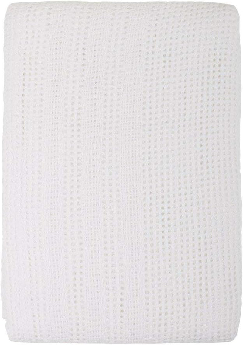 Familiebeddengoed Roze Cellulaire Deken voor Tweepersoonsbed, Katoen, Omkeerbare Grote Sprei, Lichtgewicht, Thermisch, Zacht, Traditioneel Cellulaire Deken, 230 X 230 Cm Quilts en Quilts Naty Shop Wit tweepersoonsbed (230X230Cm)