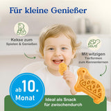 Alete Biologische Krokante Koekjes met Alac (4 x 125g) - Krokante Alac Koekjes voor baby's, palmolievrij, vanaf 10 maanden