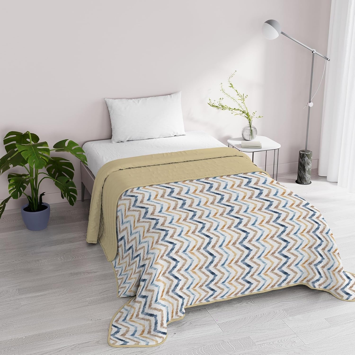 Fantasy Italiaans beddengoed microvezel zomer 1,5 bedden Murrine spreien en dekbedden Naty Shop Hippy 1 Posto E Mezzo