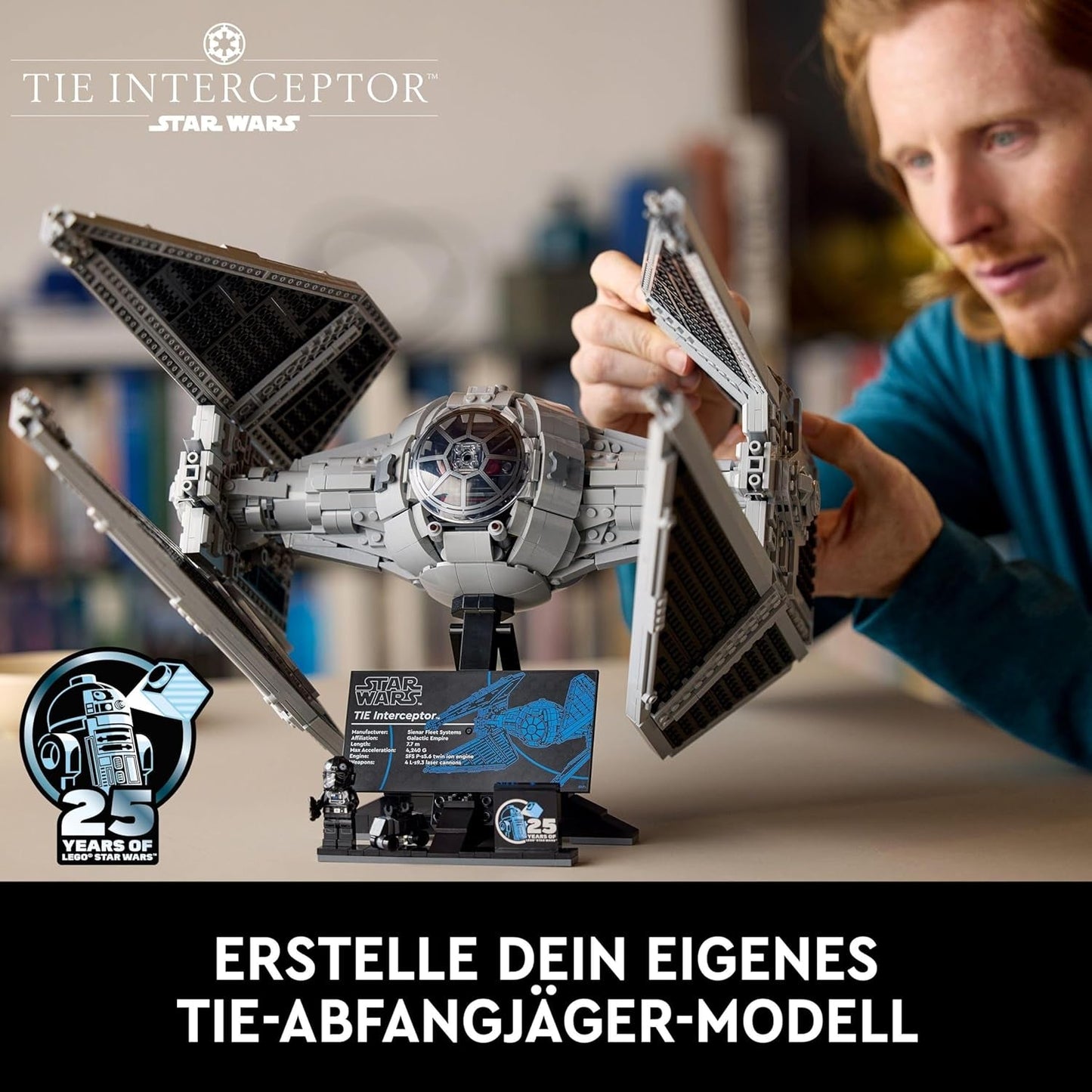 LEGO Star Wars Tie Interceptor Ultimate Collector Series Creatieve bouwset voor volwassenen Starfighter Baksteenmodel Fancadeau Verzamelbare Ucs-set 75382 Bouwsets Bekijk de LEGO-Store