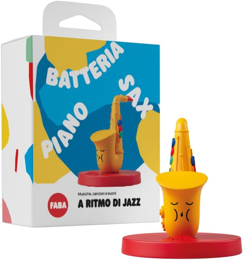 Geluidsfiguur - jazzritme - muziek, liedjes en geluiden, educatief speelgoed, jongens en meisjes vanaf 0 jaar, Italiaanse versie Bebe Naty Shop speelgoed