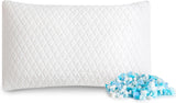 EGO HOME traagschuim kussen 40x80 cm met versnipperd traagschuim - Ademend, ergonomisch neksteunkussen voor zij-, rug- of buikslapers - Oeko-Tex gecertificeerd - Wasbare hoes