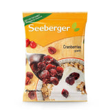 Seeberger Cranberries, Gehalveerde Canadese Cranberries, Fruitig en Zoet, 13 x 125 gram Naty Shop Gedehydrateerde Producten 13 x 125 gram 13 x 125 gram