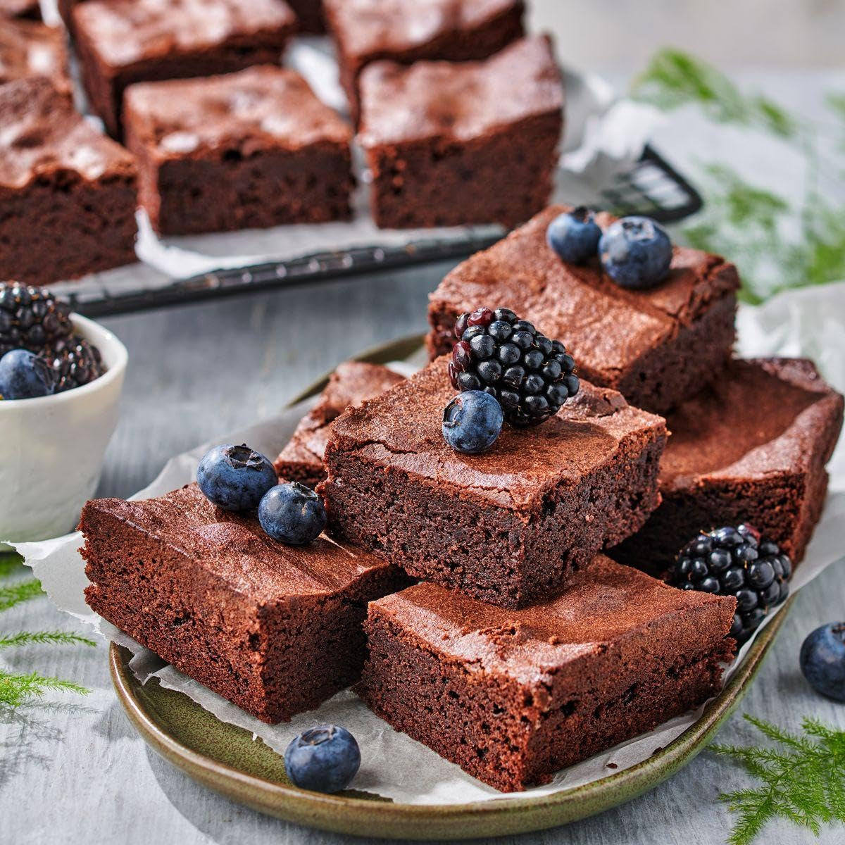 Funcakes Mix voor cakebrownies: Einfach Zu Berübenen, Für Brownies en Schokoladenkuchen Mit Reichem Schokoladengeschmack, Halal., 1 Kg Mix voor bakken en koken Naty Shop