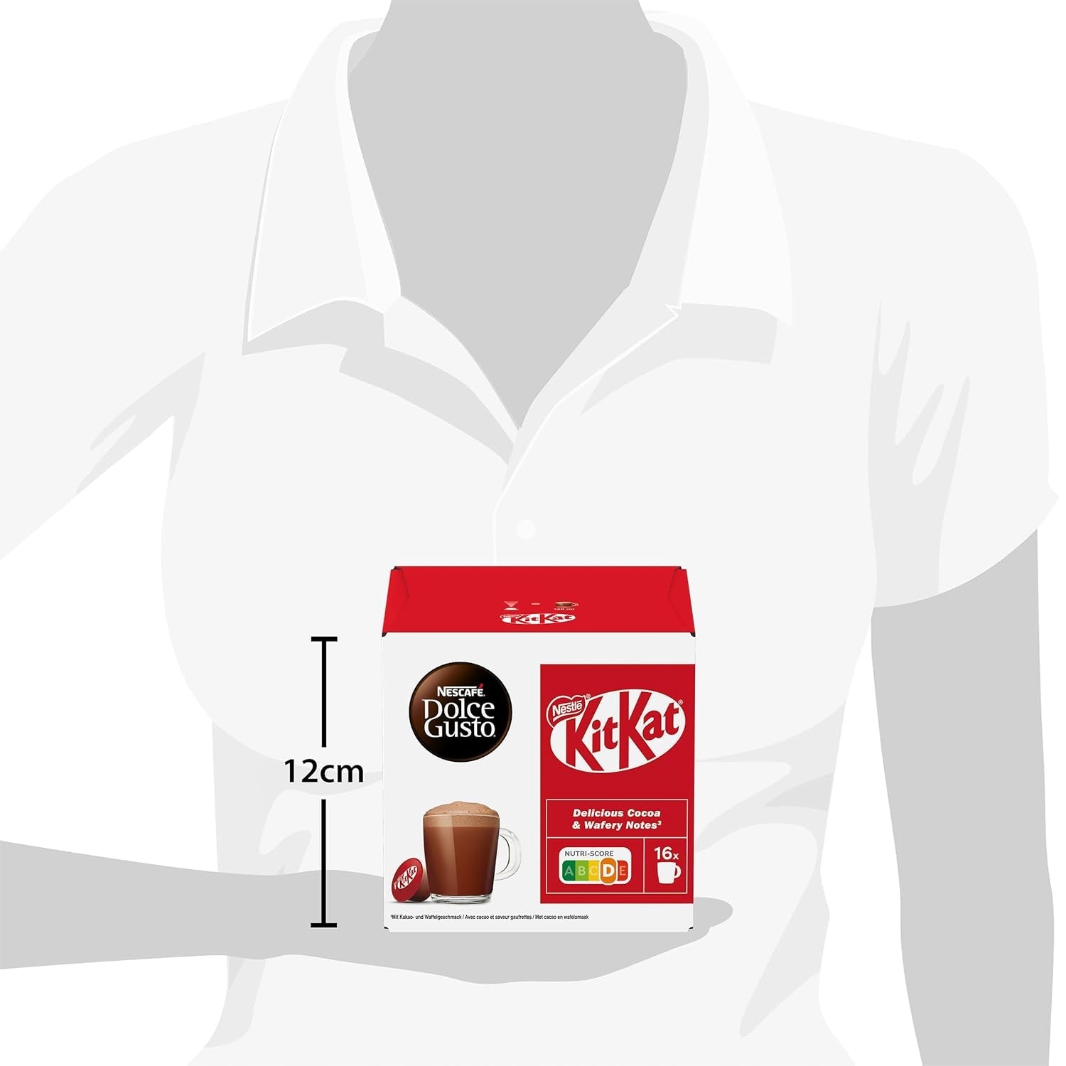 NESCAFÉ DOLCE GUSTO Kitkat Kaffeekapseln 3er-pakket (3 x 16 Kapseln)