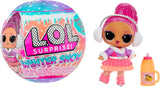 LOL. Verrassing! Winter Snow Tot - 1 verzamelpop met magische sneeuwverrassing, blind verpakt, 8 verzamelpoppen, ijzige coole mode en accessoires, cadeau voor kinderen 4+ Naty Shop-poppen Standaardtitel