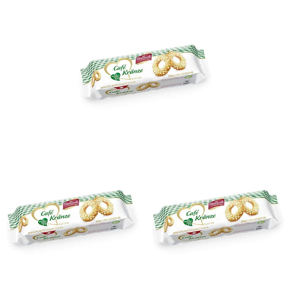 Coppenrath Klassieke koffiekronen, 250 g (pak van 3)