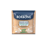 Caffè Borbone Composteerbare Kaffeepads, Blauw Kaffeemischung - 50 Pads - Compatibel met ESE Systeem Papierblokken 44 mm