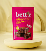 Bettr Biologische Brownie Mix - Bio, Veganistische en Glutenvrije Brownies Mit Reichhaltigem Kakaogeschmack - 400 G - 15 Portionen Naty Shop