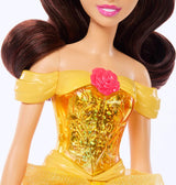 Mattel Disney Princess speelgoed gelede Belle modepop met sprankelende kleding en accessoires Disney film geïnspireerd cadeau voor kinderen HLW11