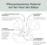 Kit & Kin Premium luiers, maat 4 (9-14 kg), 128 stuks, plantaardig en hypoallergeen, betrouwbare lekbescherming, veganistisch en dierproefvrij