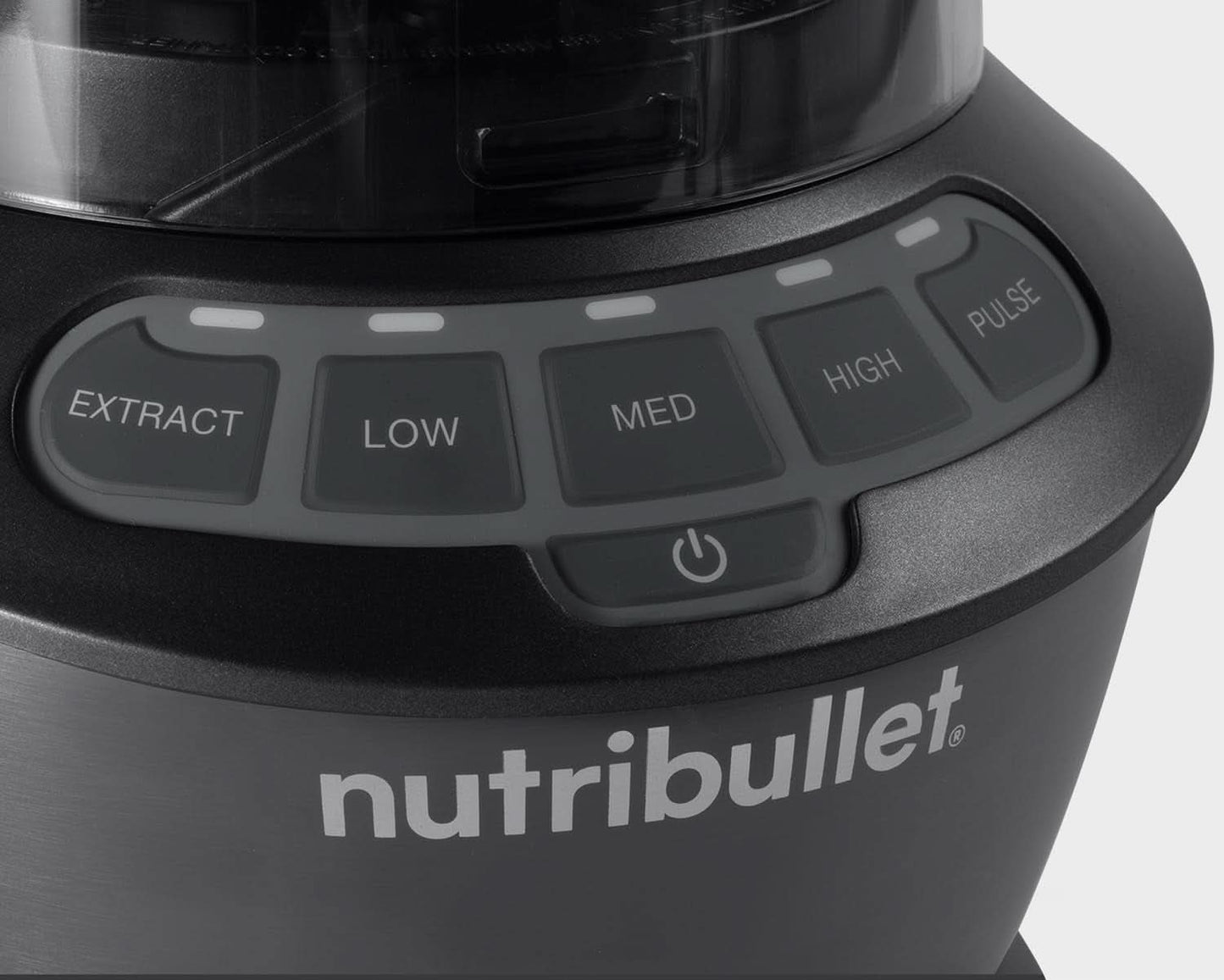 Nutribullet Full Size Blender, Elektrische Mixer, Multifunctionele Stabmixer, Professioneller Mixer, 1000 Watt Leistung, 1.6L Becher, Grau, NBF450DG Keuken Naty Shop