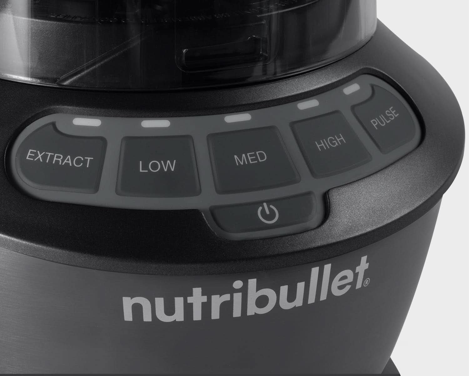 Nutribullet Full Size Blender, Elektrische Mixer, Multifunctionele Stabmixer, Professioneller Mixer, 1000 Watt Leistung, 1.6L Becher, Grau, NBF450DG Keuken Naty Shop