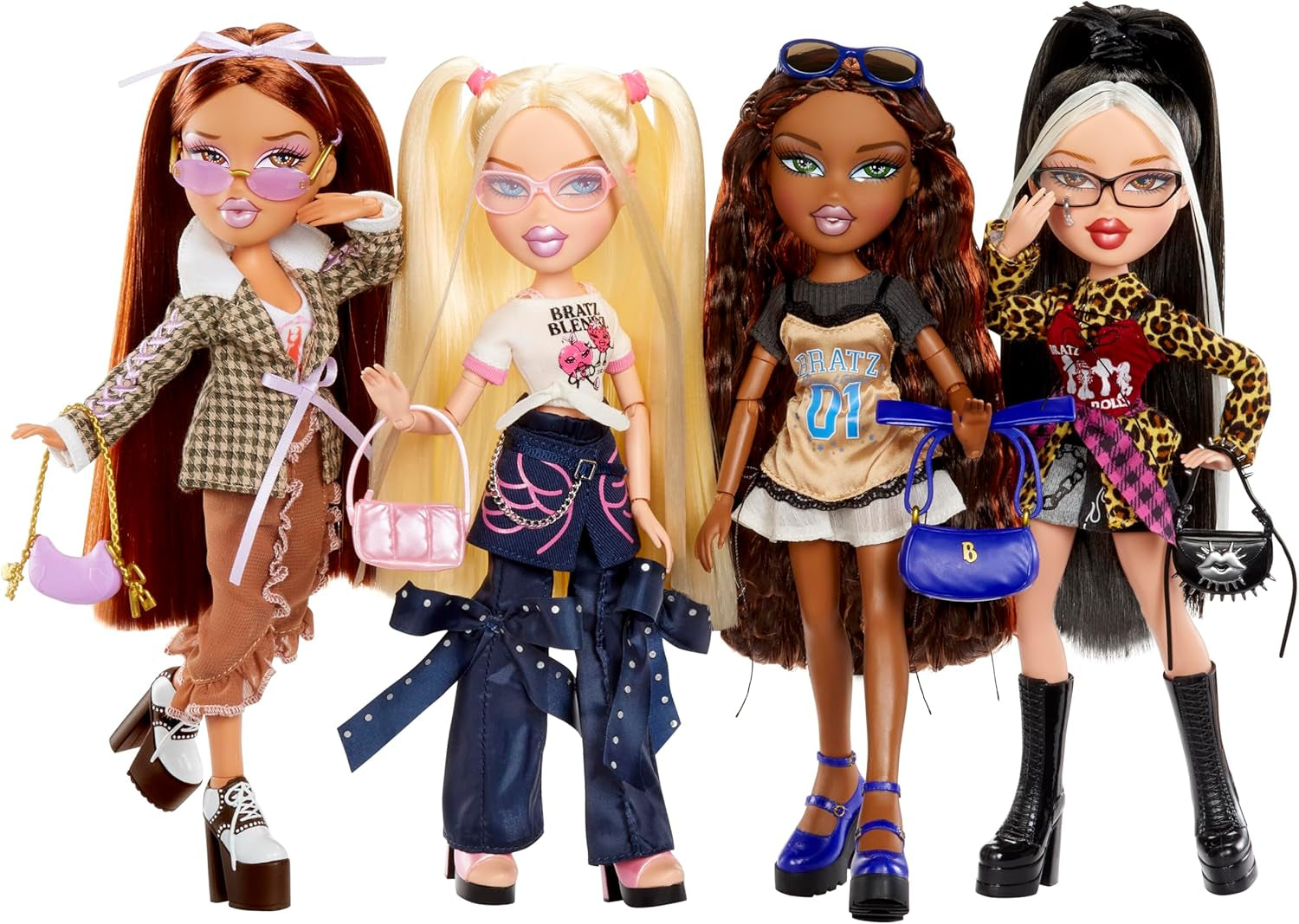 Bratz Stylin' Jade modieuze T-shirt-stijl pop inclusief accessoires schattig meisjesspeelgoed