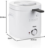 Tristar FR-6941 friteuse - thermostaat, 1,5 L, 1000 W, wit Apparaten Naty Shop