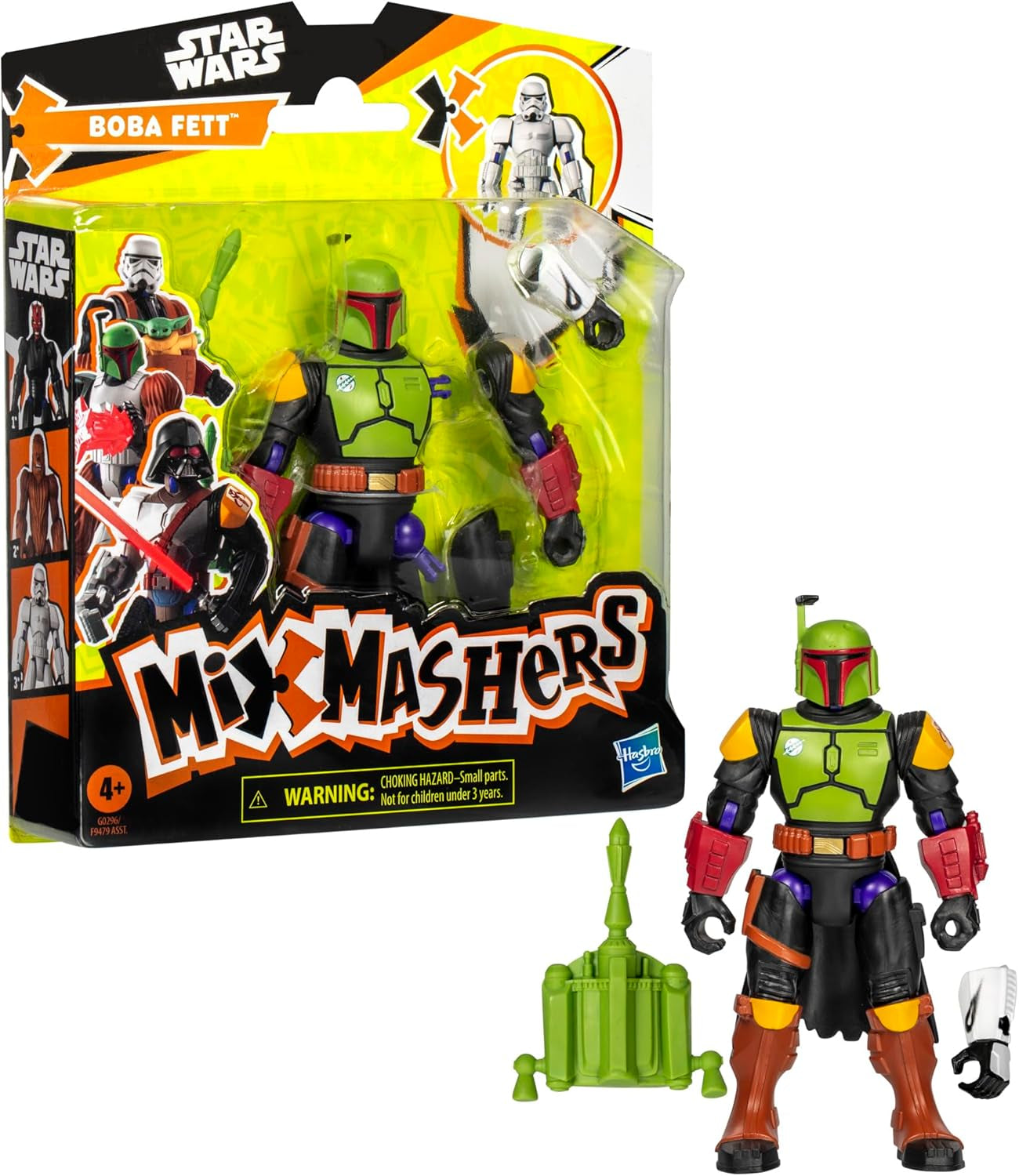 Star Wars Mixmashers Boba Fett Aanpasbare mix-en-match-actiefiguren en accessoires Actiefiguren Naty Shop