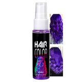 Haarlakkleur, Tijdelijke Rode Spray Haarverf, Roodgekleurde Haarverf, Wasbare Haarverf, Levendig Rode Haarkleurspray, Instant Haarverf, Haarverf voor Carnaval, Halloween, Cosplay, Feest Naty Shop Violet Haarverf 30 Ml (1 Pak)