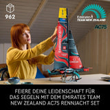 LEGO Technic Emirates Team Nieuw-Zeeland AC75 Racejacht Zeilboot voor volwassenen Bouwpakket Cadeau voor mannen en vrouwen Creatieve en ontspannende activiteit 42174 Bouwsets