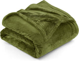 Utopia Bedding Gezellige fleecedeken [228x228 cm, grijs] Zachte, lichte, warme en pluizige deken Comfortabele en ademende deken voor slaapbank, slaapbank, bedden en dekens Besuche den Utopia Bedding-Store Olijfgroen 228x167 cm